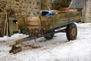 Marshall Wooden Drop-side Trailer 1959